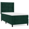 vidaXL Box spring krevet s madracem tamnozeleni 80 x 200 cm bar&scaron;unasti