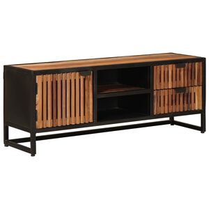 vidaXL TV ormar 105 x 30 x 40 cm Čvrsto Mango Drvo i Inženjersko Drvo