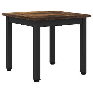 vidaXL Kava Stol Dimni hrast 40 x 40 x 36 cm Konstruirano drvo