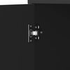 vidaXL Kupaonski ormarić crni 30 x 30 x 183,5 cm konstruirano drvo