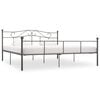 vidaXL Okvir za krevet sivi metalni 180 x 200 cm