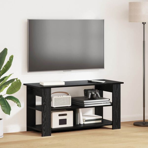 vidaXL Stalak za TV Crni hrast 100 x 40 x 50 cm