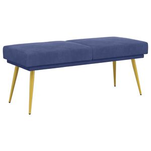 vidaXL Klupa s dvostrukim slojem Policijska plava 120 x 45 x 46 cm