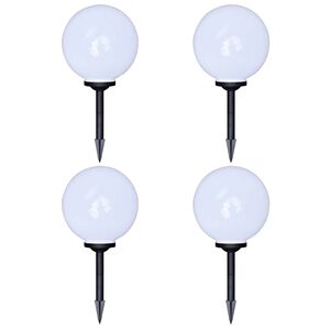 vidaXL Vrtne podne svjetiljke sa &scaron;iljkom za tlo 4 kom LED 30 cm