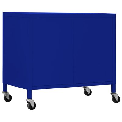 vidaXL Ormarić za pohranu modri 60 x 35 x 56 cm čelični