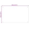 vidaXL Kuhinjske za&scaron;tite od prskanja 2 kom bijele 80 x 50 cm staklene