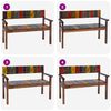 vidaXL Blagovaonske stolice 4 kom od masivnog obnovljenog drva