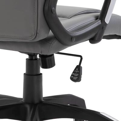 vidaXL Uredska stolica od umjetne kože antracit