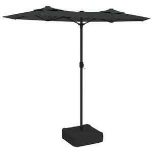 vidaXL Dvostruki vrtni suncobran antracit 316 x 145 cm