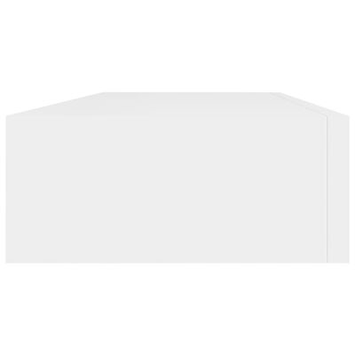 vidaXL Zidna polica s ladicom bijela 60 x 23,5 x 10 cm MDF
