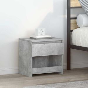 vidaXL Noćni ormarići 2 kom boja betona 40x30x39 cm konstruirano drvo