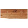 vidaXL Zidna polica 70x30x3,8 cm pravokutna bagremovo drvo živi rub