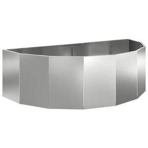 vidaXL Sadilica Srebrno 120 x 60 x 35 cm Cinkani čelik