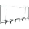 vidaXL Stalak za drva za ogrjev antracit 360 x 35 x 120 cm čelični