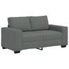vidaXL Dvosjed Sofa Tamno siva 160x77x82 cm Tkanina