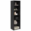 vidaXL Cabinet Crni hrast 50 x 41 x 185 cm Konstruirano drvo