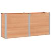 vidaXL Povi&scaron;ena vrtna gredica Smeđa 200 x 50 x 91 cm WPC i aluminij