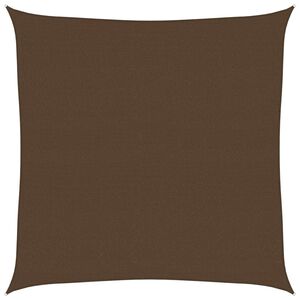vidaXL Jedro za za&scaron;titu od sunca 160 g/m&sup2; smeđe 7 x 7 m HDPE