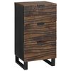 vidaXL Komoda s ladicama Smeđa 40 x 33 x 75 cm masivno drvo manga