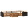 vidaXL Set vanjskih sofa 6 kom. Prirodna Čvrsto drvo akacije