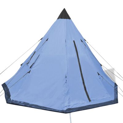 vidaXL Šator za 4 osobe plavi
