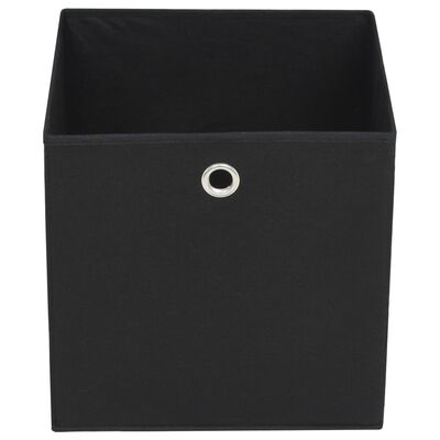 vidaXL Kutije za pohranu od netkane tkanine 4 kom 28 x 28 x 28 cm crne