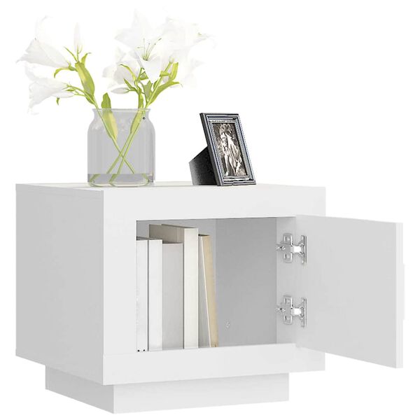 vidaXL Stolić za kavu bijeli 51 x 50 x 45 cm od konstruiranog drva