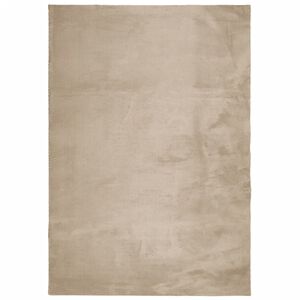 vidaXL Tepih HUARTE kratka vlakna mek i periv boja pijeska 140x200 cm