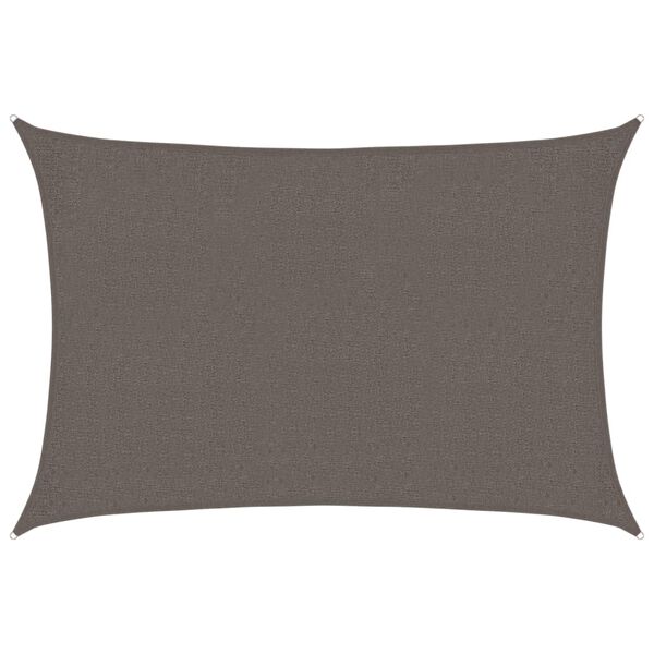 vidaXL Jedro za za&scaron;titu od sunca 160 g/m&sup2; antracit 2 x 3 m HDPE