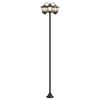vidaXL Lampa sa tri glave Crna 16 x 16 x 187 cm Aluminij i ABS
