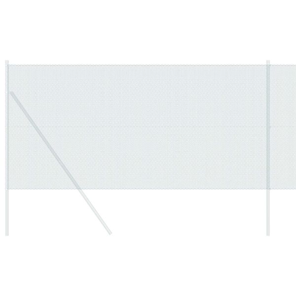 vidaXL Heksagonalna ograda Zelena 1 x 10 m PVC