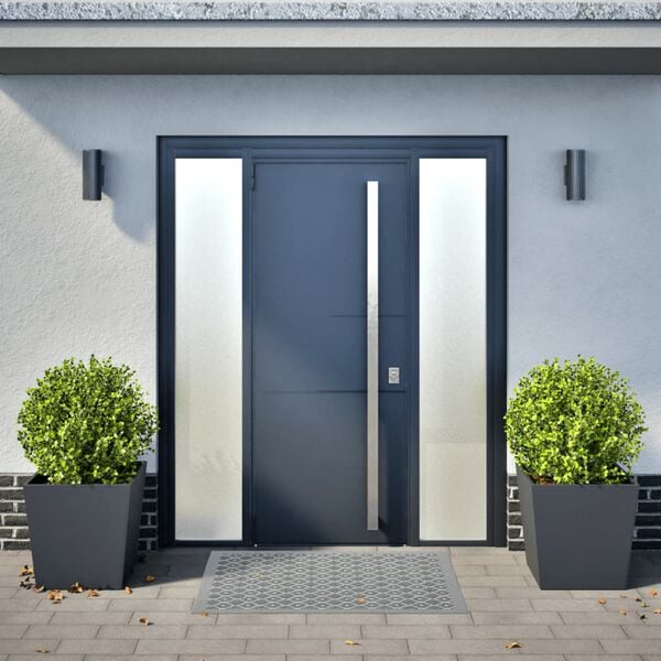 vidaXL Vrtne sadilice 2 kom antracit 50 x 50 x 50 cm čelične