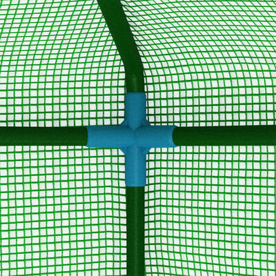 vidaXL Staklenik s policama čelični 227 x 223 cm