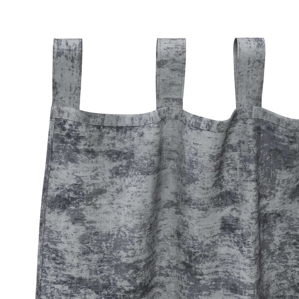 vidaXL Baršunaste zavjese 2 pcs Srebrno Siva 175 x 140 cm Baršun