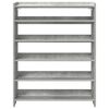 vidaXL Stalak za cipele boja betona 80x25x100 cm konstruirano drvo