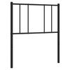 vidaXL Metalno zamjensko uzglavlje crno 80 cm