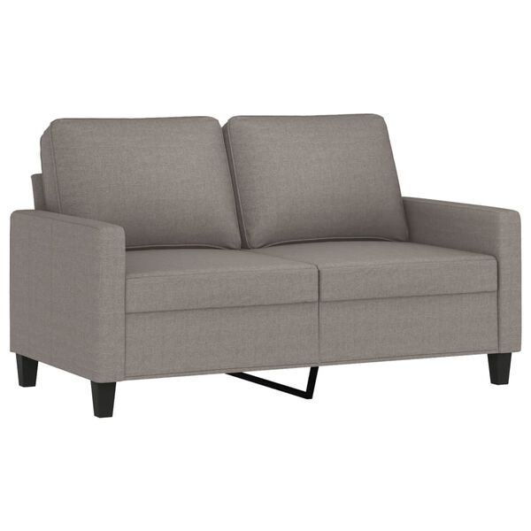vidaXL 3-dijelni set sofa s jastucima smeđesivi od tkanine