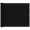 vidaXL Balkonski zastor crni 75 x 300 cm HDPE