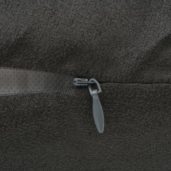 vidaXL Jastučnice 4 kom 40x40 cm Poliester Umjetni Antilop Antracit