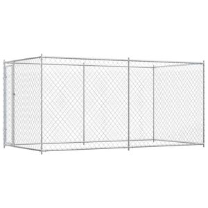 vidaXL Vanjski kavez za pse 382 x 192 x 185 cm
