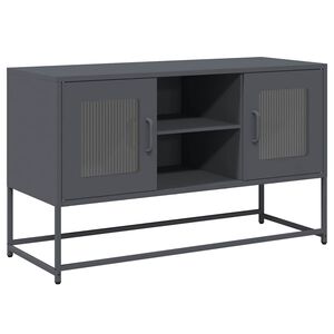 vidaXL TV ormarić antracit 100,5x39x60,5 cm čelični
