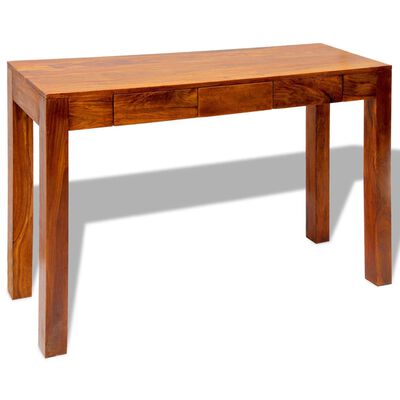 vidaXL Konzolni stol s 3 ladice 80 cm od masivnog drva šišama