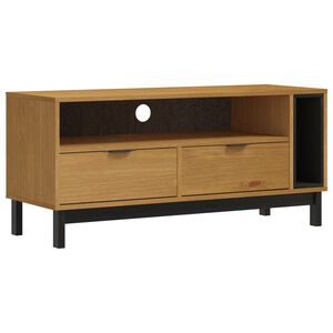 vidaXL TV ormarić FLAM 110 x 40 x 50 cm od masivne borovine