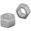 vidaXL &Scaron;esterokutne žižak matice 2 pcs Srebrno m8 Metal