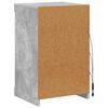 vidaXL Komoda s LED svjetlima siva boja betona 41x37x67 cm