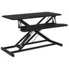 vidaXL Podesiva radna stanica 90 x 40 x (13 - 50) cm od čelika i drva