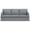 vidaXL Sofa Svijetlo siva 201 x 80 x 85 cm tkanina