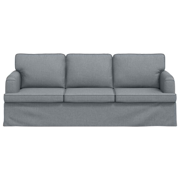 vidaXL Sofa Svijetlo siva 201 x 80 x 85 cm tkanina