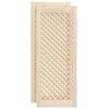 vidaXL Vrata za ormarić re&scaron;etkasti dizajn 2 kom 39,5x99 cm borovina