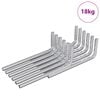 vidaXL Hex ključ 4675 kom. Srebrna 20 x 52 mm Čelik